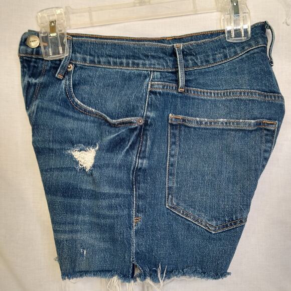 FRAME Le Vintage Bermuda Shorts Raw Hem Sz 27 Summer Casual Vacation - Picture 10 of 15